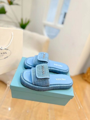 Prada шлепанцы #702499RD