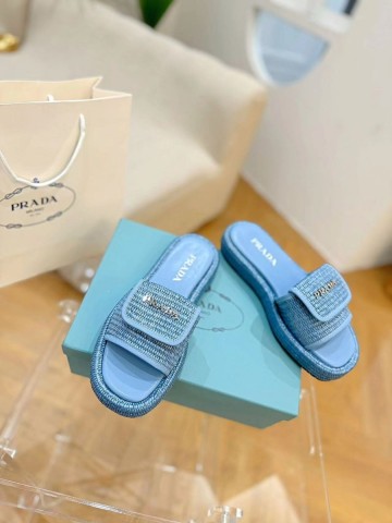 Prada шлепанцы #702499RD