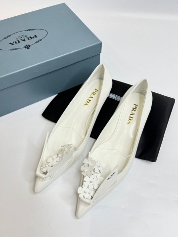 Prada Floral Appliqués туфли #437591YB
