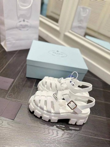 Prada Monolith босоножки #417552EV