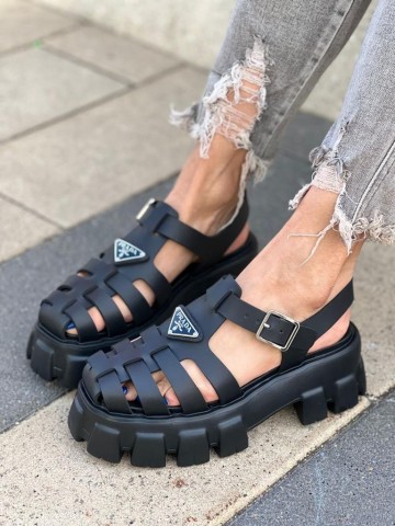 Prada Monolith босоножки #957287CT