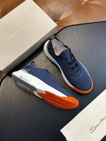 Santoni кроссовки #522630NB