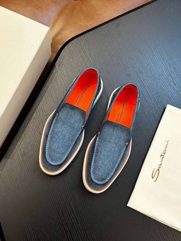 Santoni лоферы #950715TC