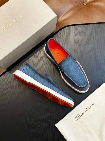 Santoni лоферы #950715TC