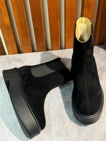 The Row Zipped Boot I in Leather ботинки #668759CH