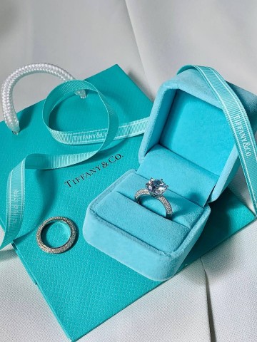 Tiffany & Co. кольцо двойное #556245UN