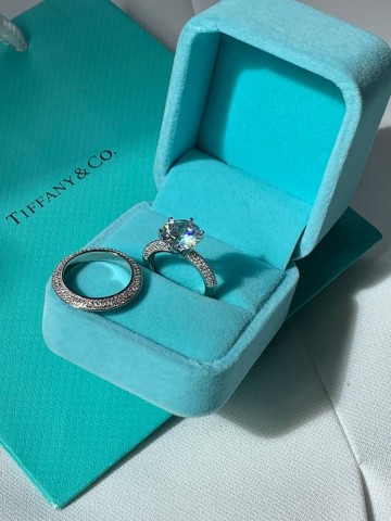 Tiffany & Co. кольцо двойное #556245UN