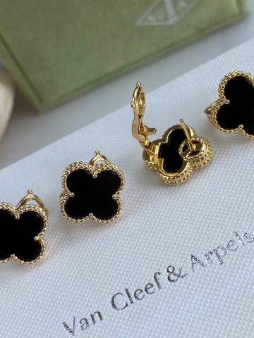 Van Cleef & Arpels Vintage Alhambra серьги #290484NW