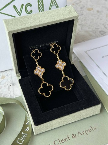 Van Cleef & Arpels Alhambra серьги #444588CF