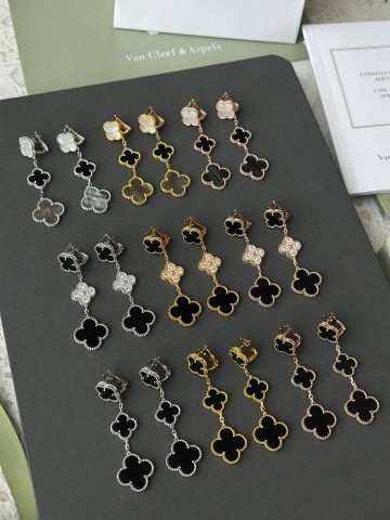 Van Cleef & Arpels Alhambra серьги #444588CF