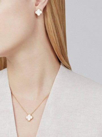 Van Cleef & Arpels Vintage Alhambra серьги #499650KA