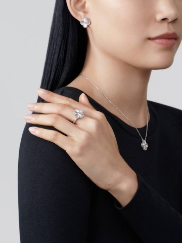 Van Cleef & Arpels Vintage Alhambra серьги #978130JU