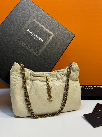 Yves Saint Laurent Pac Pac YSL Ruched Hobo сумка #114705LQ