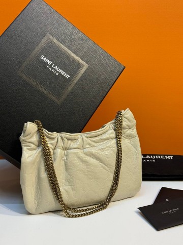 Yves Saint Laurent Pac Pac YSL Ruched Hobo сумка #114705LQ