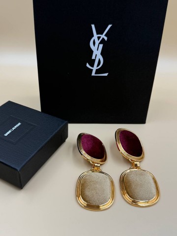 Yves Saint Laurent клипсы #473931WI