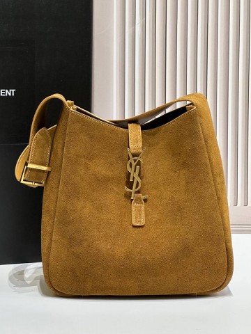 Yves Saint Laurent LE 5 À 7 SUPPLE SMALL IN SUEDE URBAN сумка #536962TV