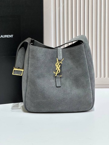 Yves Saint Laurent LE 5 À 7 SUPPLE SMALL IN SUEDE URBAN сумка #767189TF