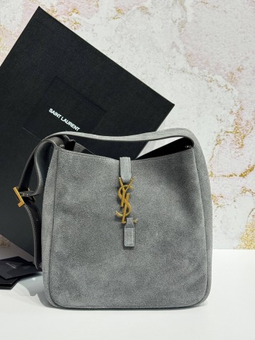 Yves Saint Laurent LE 5 À 7 SUPPLE SMALL IN SUEDE URBAN сумка #767189TF
