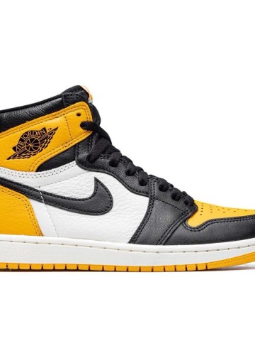 Кеды Jordan 1 Retro High OG Taxi / Yellow Toe