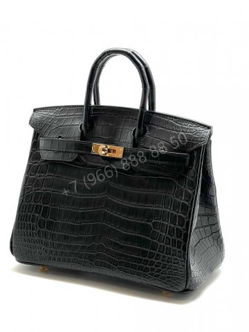 Сумка Hermes из кожи крокодила 25 см