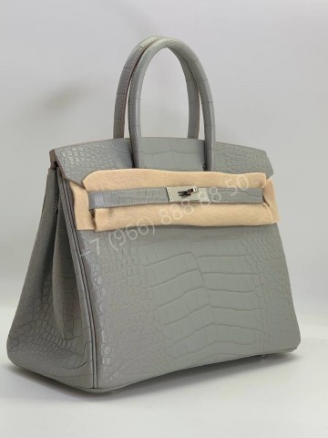 Сумка Hermes из кожи крокодила 30 см