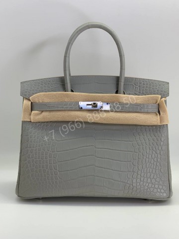 Сумка Hermes из кожи крокодила 30 см