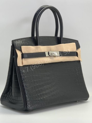 Сумка Hermes из кожи крокодила 30 см