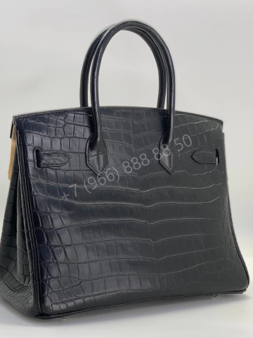 Сумка Hermes из кожи крокодила 30 см