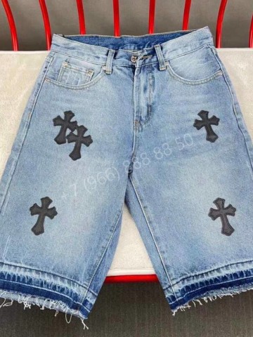 Джинсовые шорты Chrome Hearts