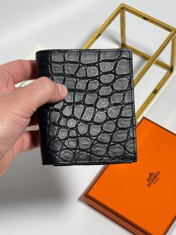 Кошелек Hermes из кожи крокодила