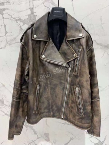 Кожаная куртка Balenciaga